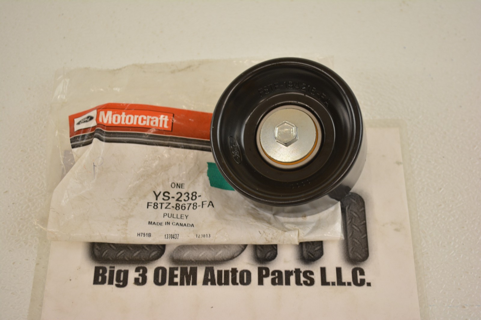 1999-2003 F250 F350 F450 Excursion 7.3L Diesel Tensioner Belt Idler Pulley OEM