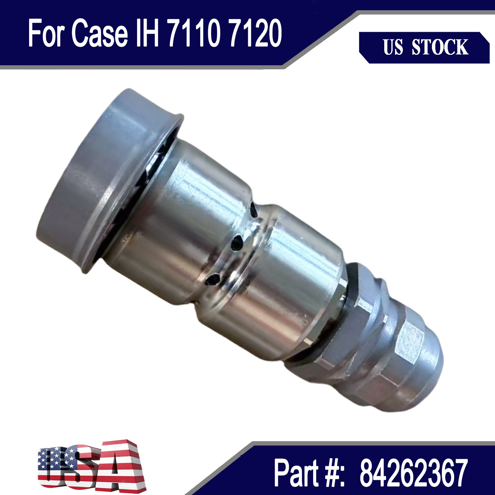 1 PCS For Case IH 7110 7120 84262367 Hydraulic Breakaway Cartridge Female