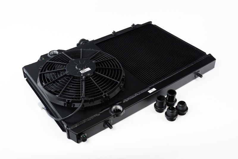 CSF 96-07 Mitsubishi Evo 4/5/6/7/8/9 Full-Slim Radiator w/12in Fan & Shroud/-16A