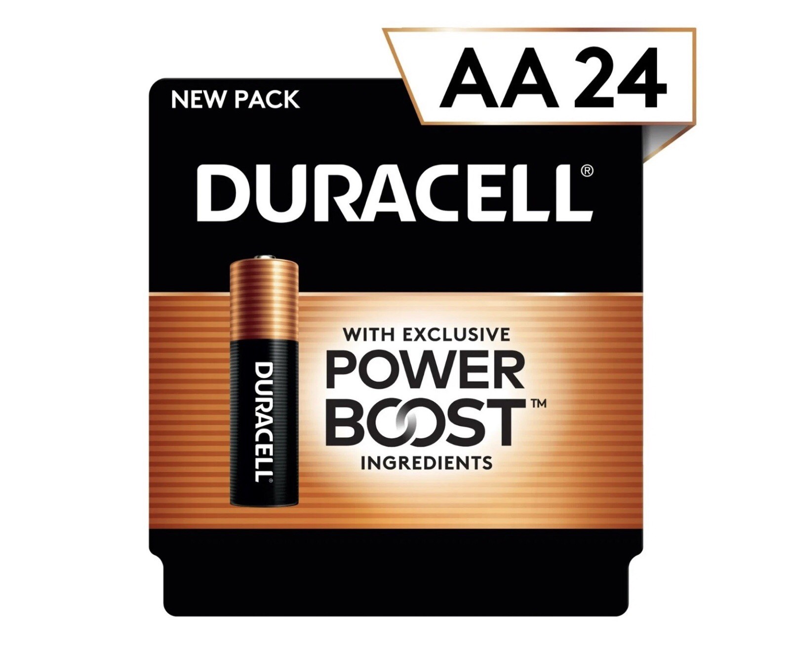 TWO 24 Packs (48) Duracell With Power Boost AA MFR Sealed Batteries Exp 03/2037 TWO 24 Packs (48) Duracell With Power Boost AA MFR Sealed Batteries Exp 03/2037