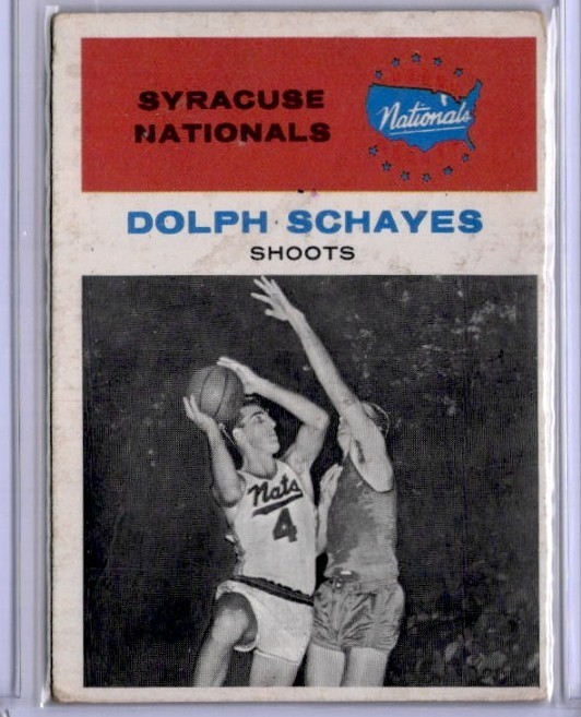 1961-62 Fleer - Dolph Schayes #63 1961-62 Fleer - Dolph Schayes #63
