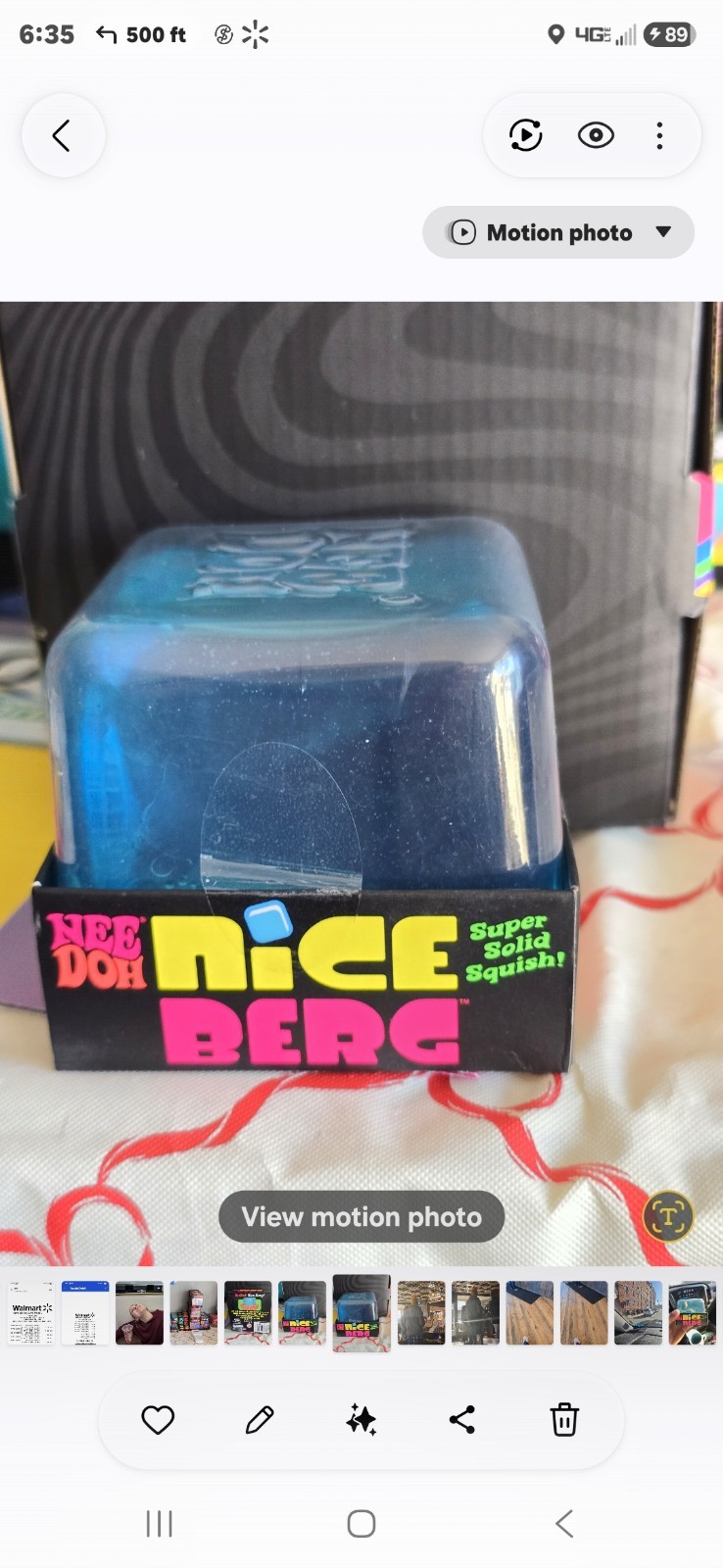 NeeDoh Nice Berg Blue XL Giant Nee Doh Niceberg Squishy Cube **FREE SHIPPING** NeeDoh Nice Berg Blue XL Giant Nee Doh Niceberg Squishy Cube **FREE SHIPPING**