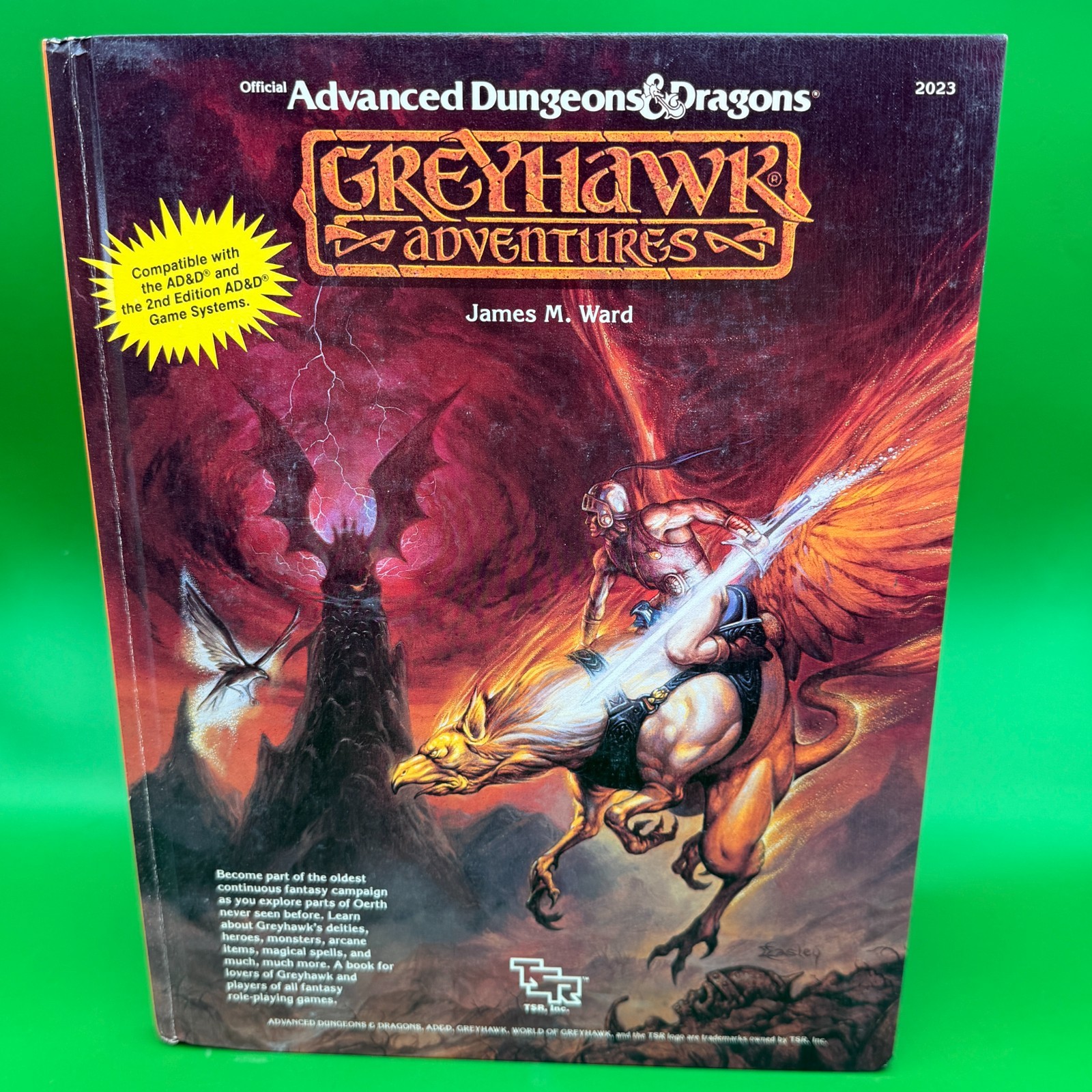 AD&D Greyhawk Adventures TSR 1988 Hardcover Book Dungeons & Dragons Jim Ward