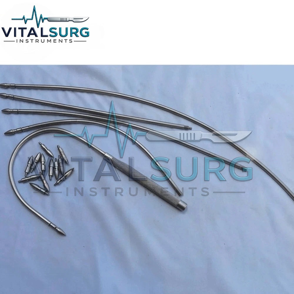 Vascular Set Fistula Tunneler Set of 17 PCS Surgical Instruments