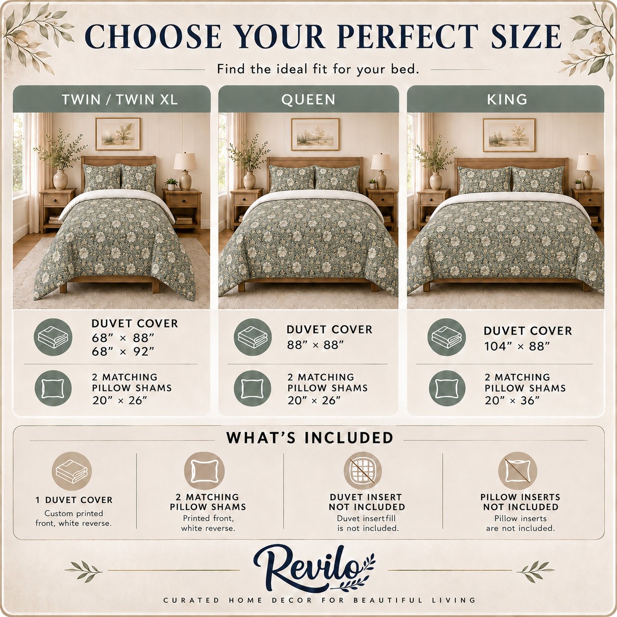 William Morris Pimpernel Duvet Cover Set 6 – Arts & Crafts Floral Bedding
