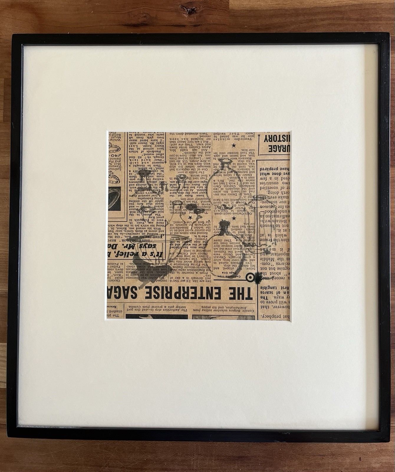 Bernard Leach Original Hand Done Drawing Signed Framed