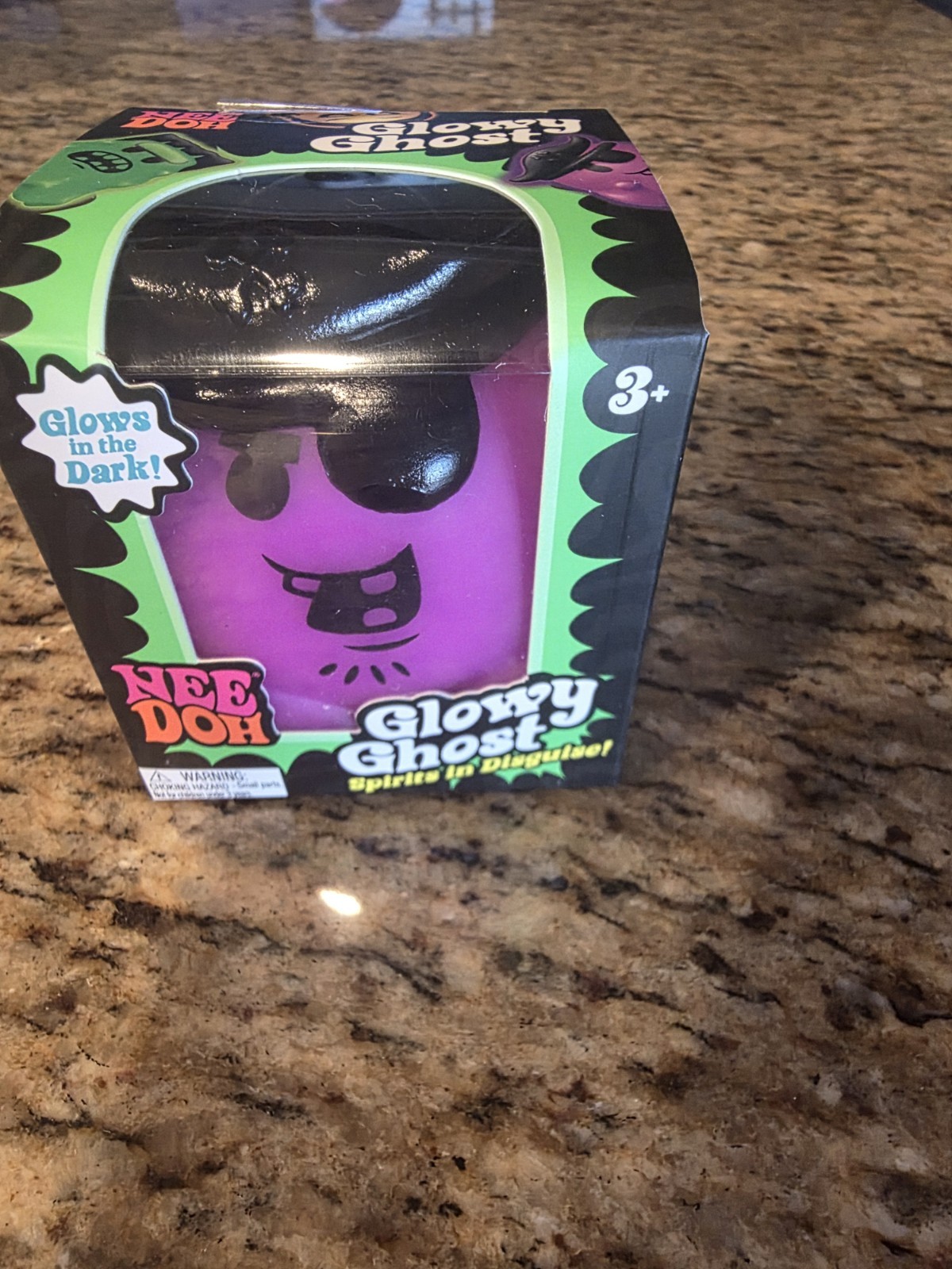 Nee Doh Glowy Ghost Glow in the Dark Squish Squeeze Toy Purple Ages 3+ 2026 Nee Doh Glowy Ghost Glow in the Dark Squish Squeeze Toy Purple Ages 3+ 2026