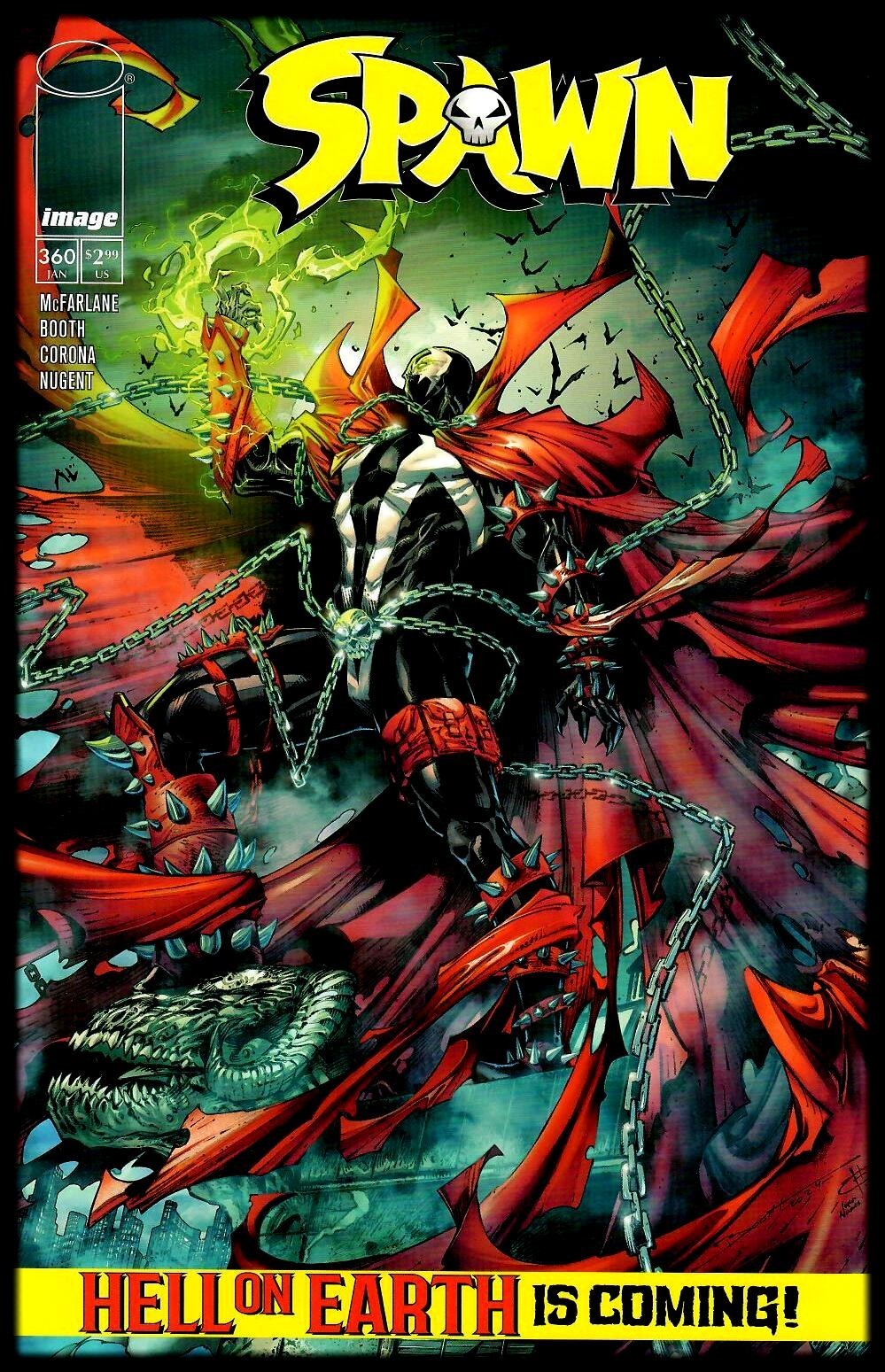 Spawn #360 Brett Booth Cover C VF+ Condition 1st Print (Image Comics, Jan 2025)