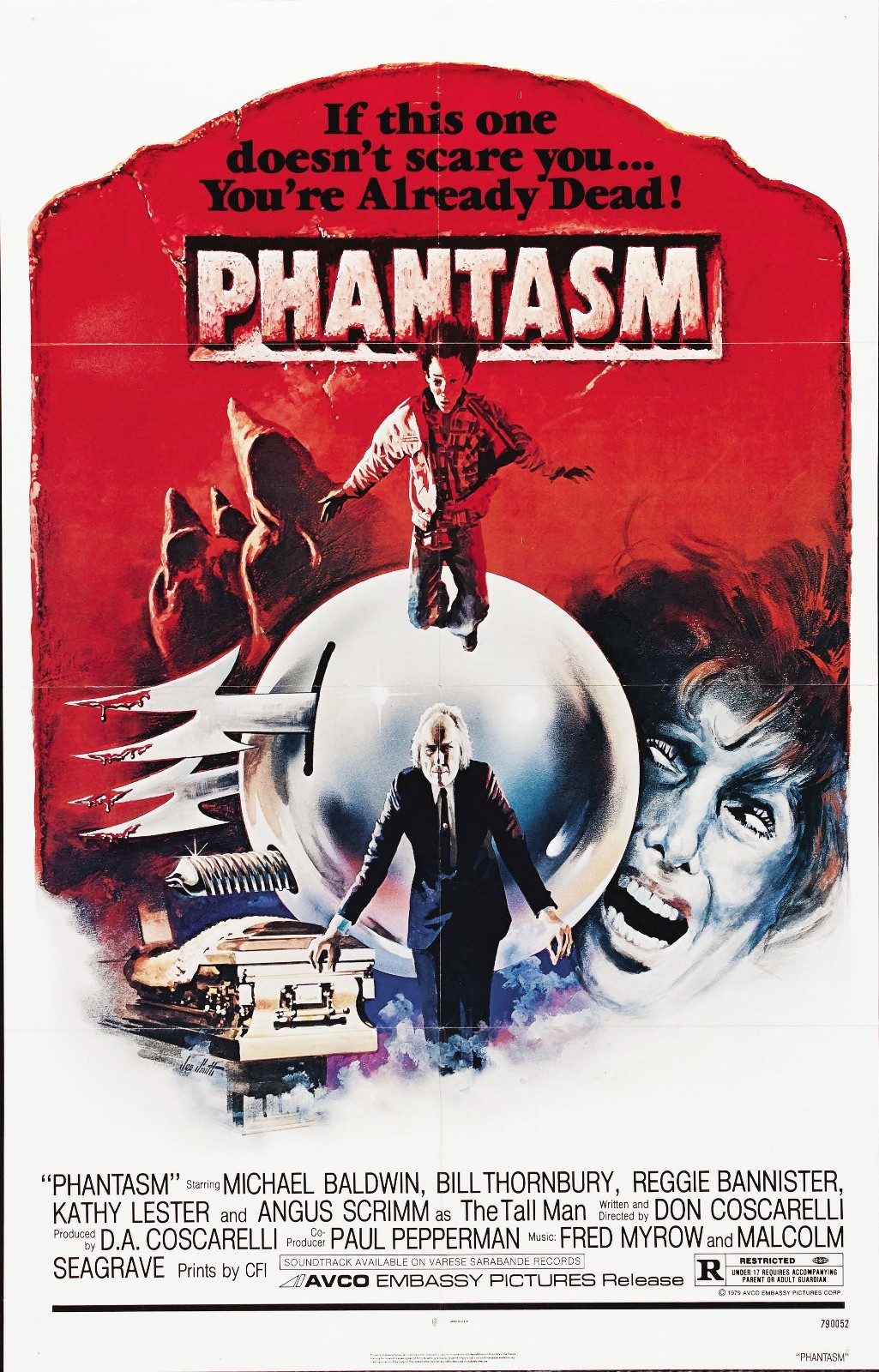 PHANTASM Movie Poster The Tall Man Horror 