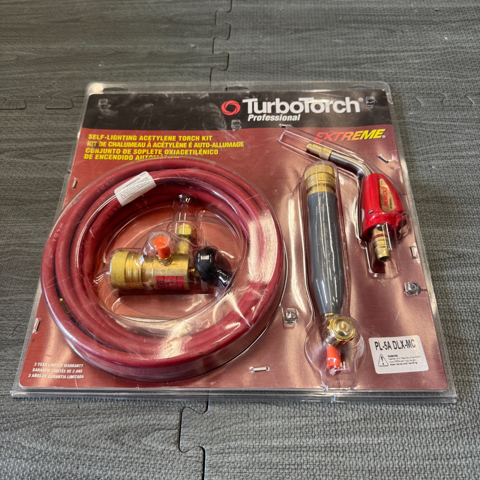 Turbotorch 0386-0832 PL-5ADLX-MC Self-Lighting Torch Kit, Acetylene
