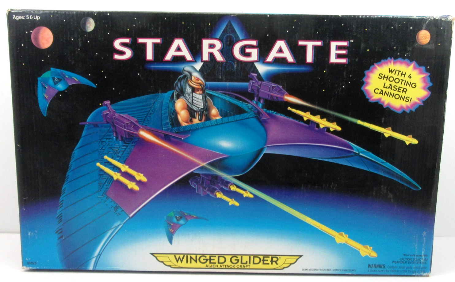 1994 Hasbro Stargate Winged Glider Alien Attack Craft Boxed Toy Vtg 1994 Hasbro Stargate Winged Glider Alien Attack Craft Boxed Toy Vtg