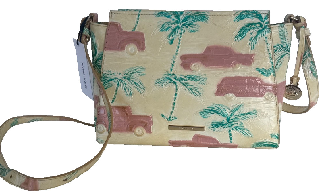Brahmin Hillary Crossbody, Copa Cabana Honey Crème NWT 🌴 Brahmin Hillary Crossbody, Copa Cabana Honey Crème NWT 🌴