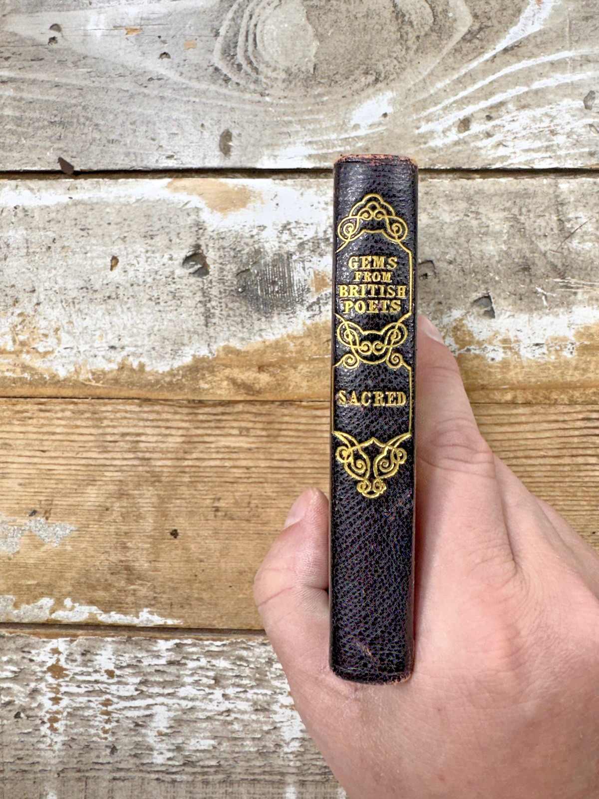 1838 Antique Poetry “Gems from British Poets” - Binding 1838 Antique Poetry “Gems from British Poets” - Binding