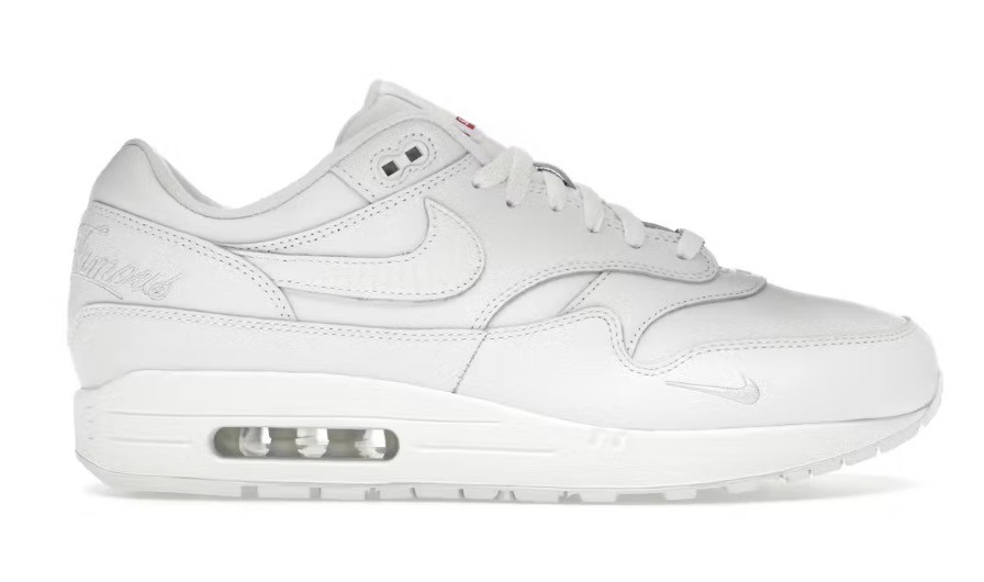 Size 10.5M/12W - Nike Air Max 1 ‘87 SP Supreme Triple White HF8813-100 Size 10.5M/12W - Nike Air Max 1 ‘87 SP Supreme Triple White HF8813-100