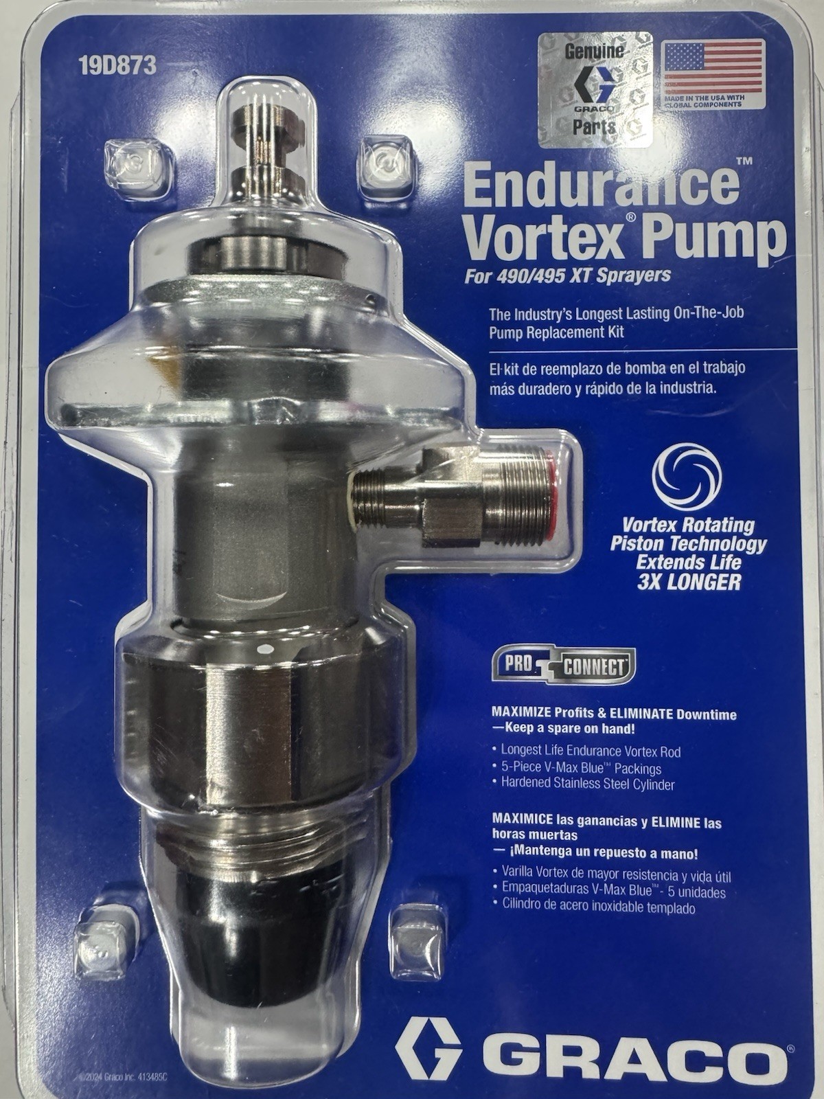 Graco Endurance VORTEX Pump Kit PN# 19D873