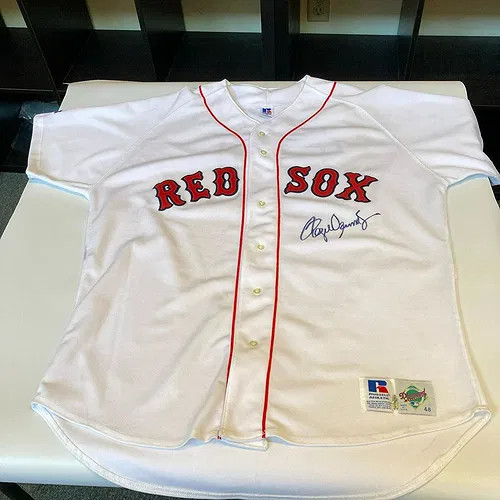 Roger Clemens Signed 1990\'s Russell Game Model Jersey Upper Deck UDA Hologram