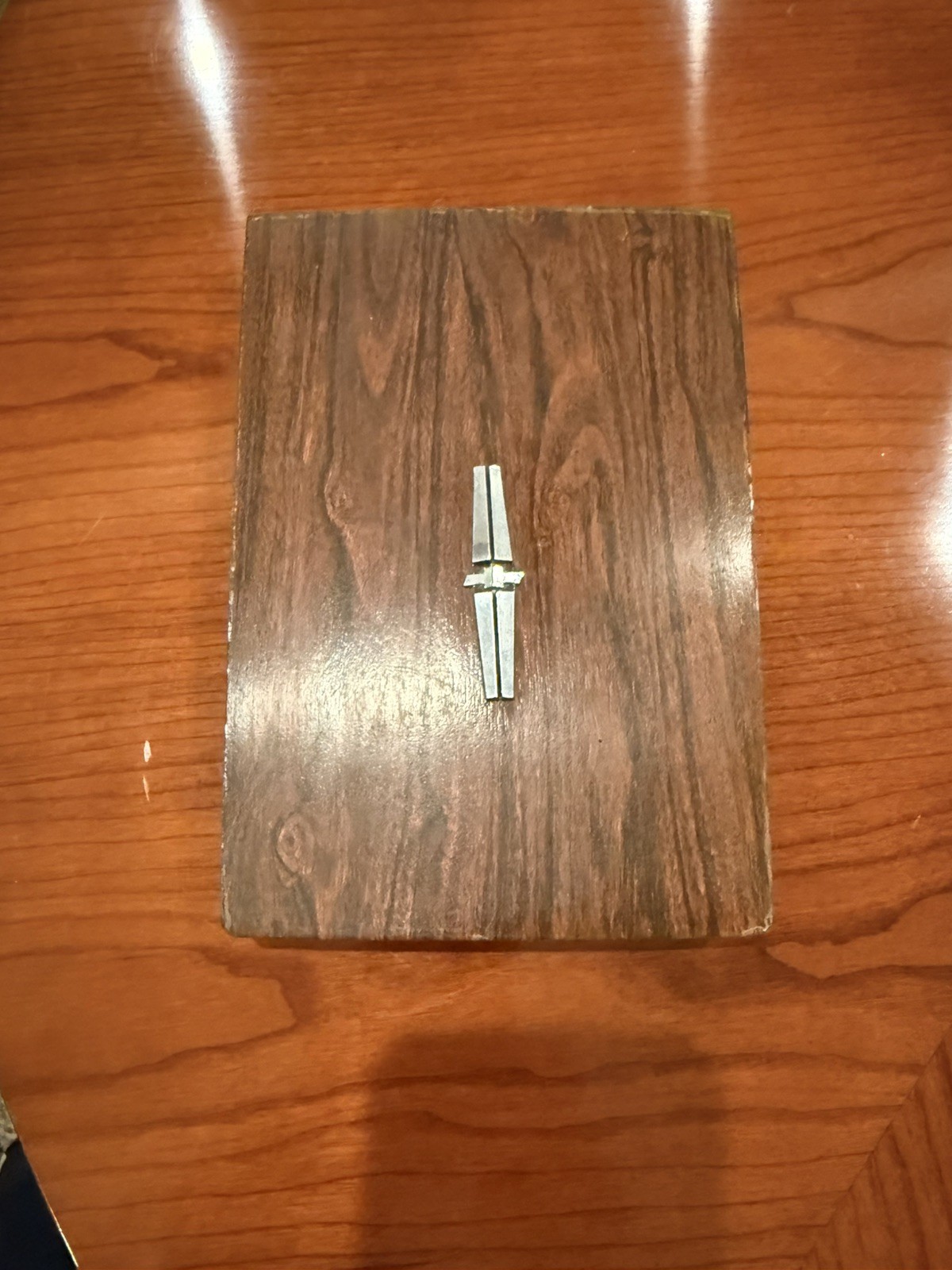 1969 Camaro Console Forward Panel Plate Rosewood GENUINE GM