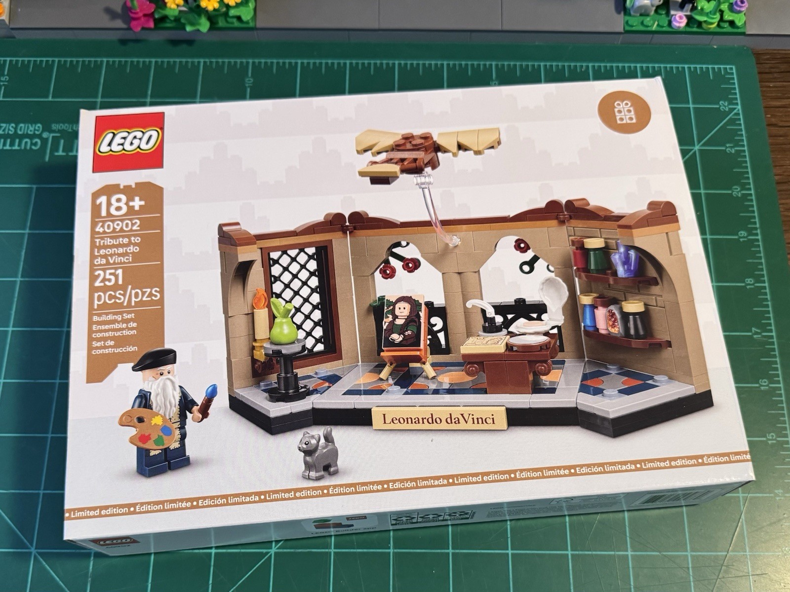 LEGO 40902 Tribute to Leonardo da Vinci — New, Sealed, Unopened
