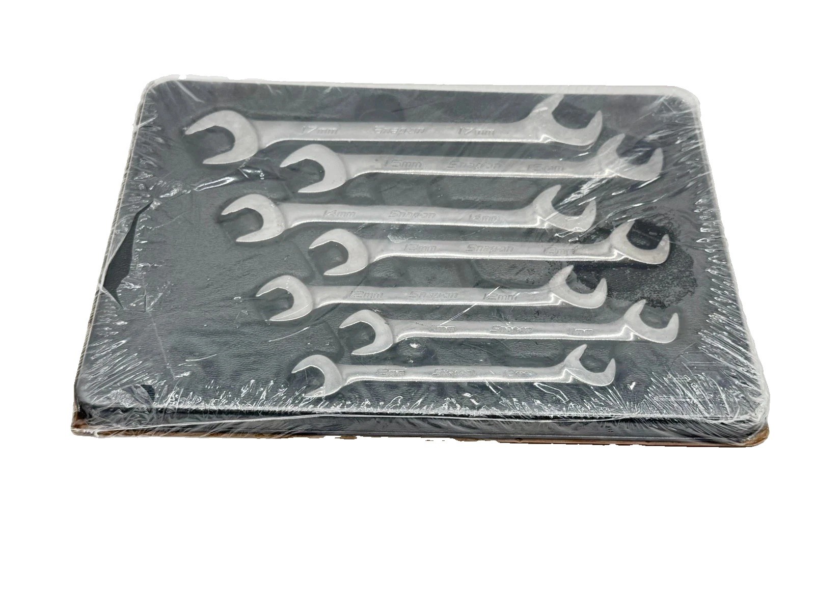 Snap-on 10-17mm 4-way angled FLANK Drive PLUS Wrench SET SVSM807A New SEALed