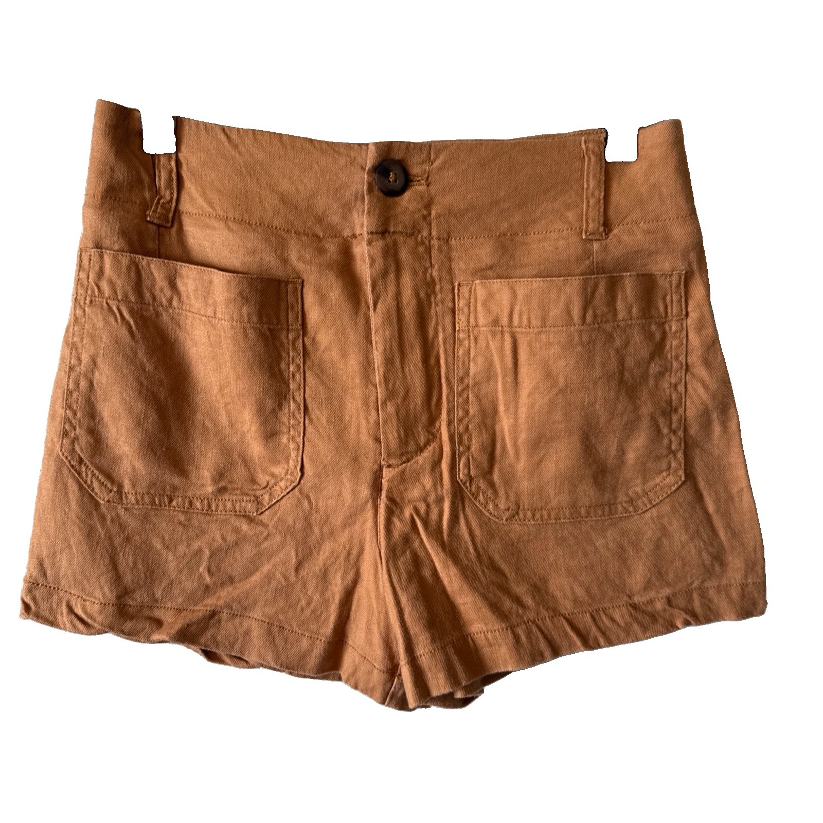 Maeve Anthropologie The Colette Camel Brown Women\'s Chino Shorts Size 25 Maeve Anthropologie The Colette Camel Brown Women\'s Chino Shorts Size 25