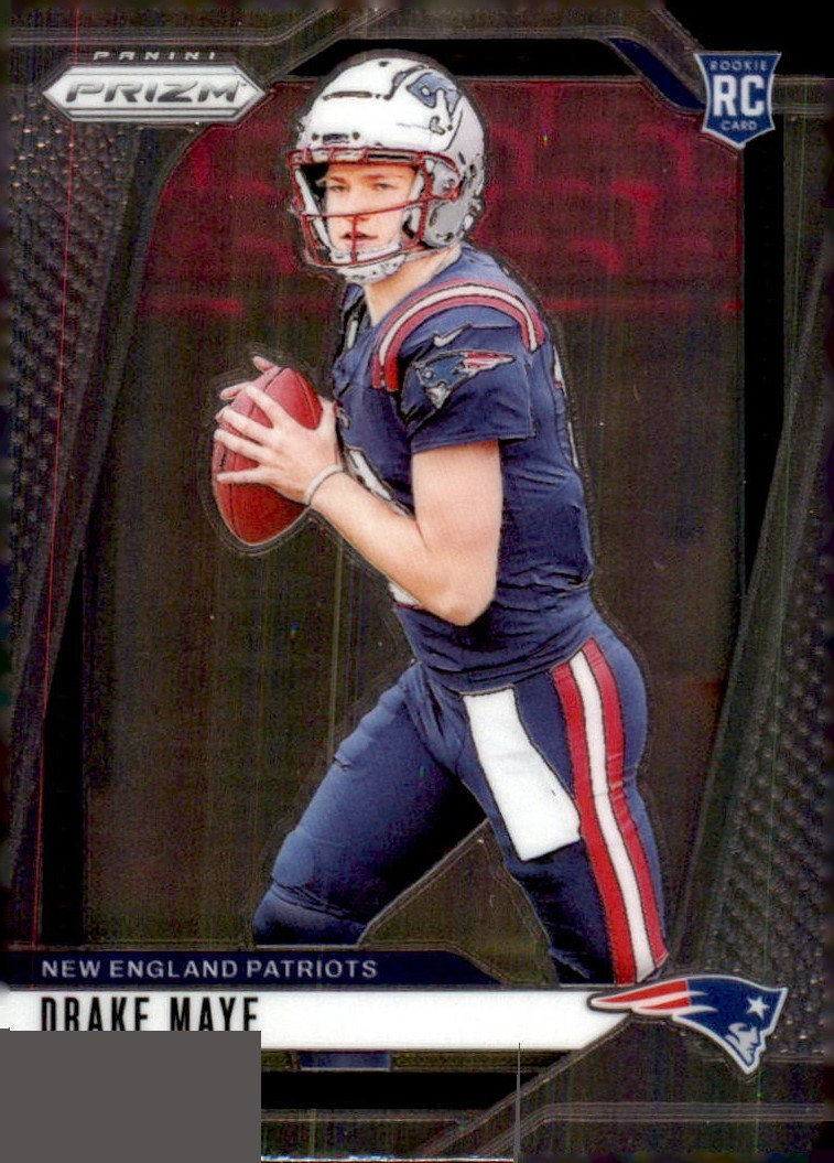 2024 Panini Prizm Patriots Drake Maye Rc #329 2024 Panini Prizm Patriots Drake Maye Rc #329