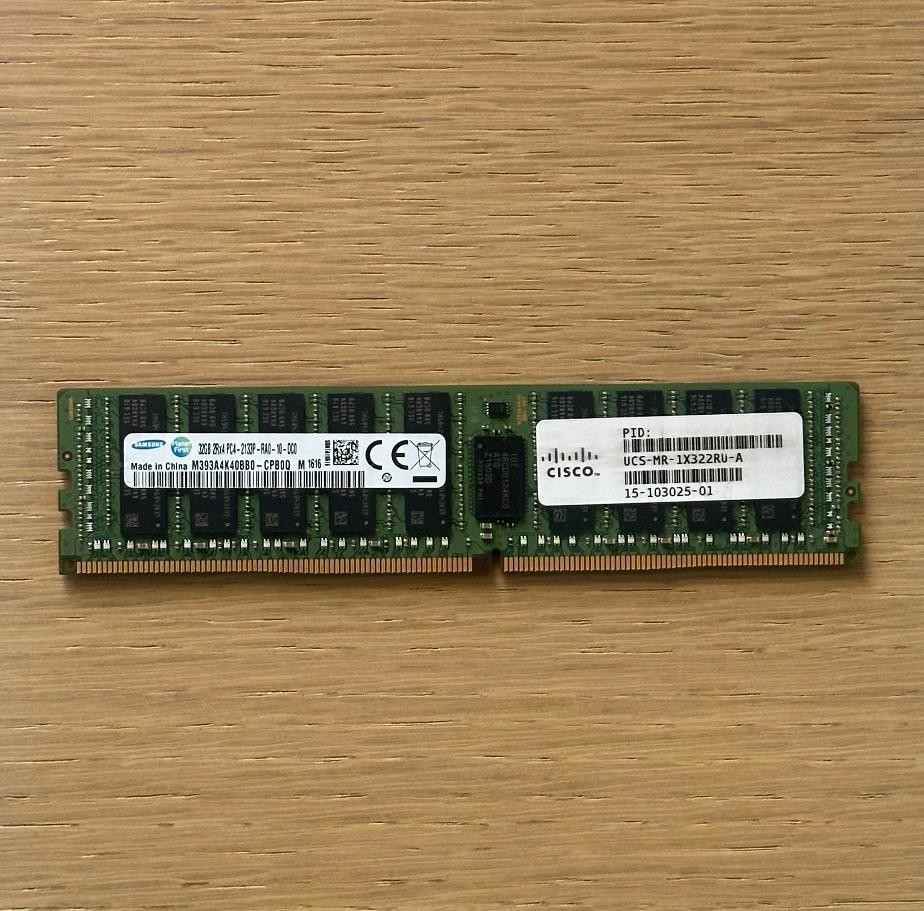 32GB(1x32GB) SAMSUNG PC4-2133P M393A4K40BBO-CPBOQ DDR4 ECC RDIMM SERVER RAM 32GB(1x32GB) SAMSUNG PC4-2133P M393A4K40BBO-CPBOQ DDR4 ECC RDIMM SERVER RAM