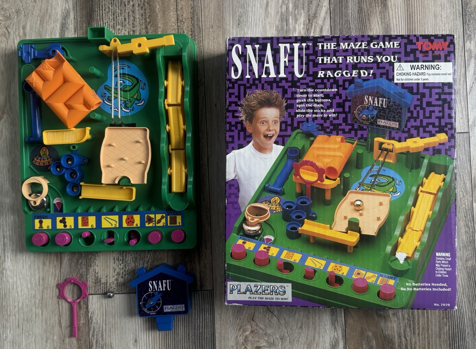 VTG 1991 SNAFU Tomy Screwball Scramble Run Yourself Ragged Marble Maze 💫 EUC VTG 1991 SNAFU Tomy Screwball Scramble Run Yourself Ragged Marble Maze 💫 EUC