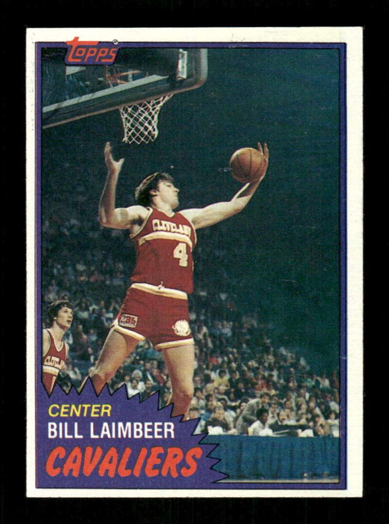 1981-82 Topps  #74MW  Bill Laimbeer RC EXMT or better BXCP74