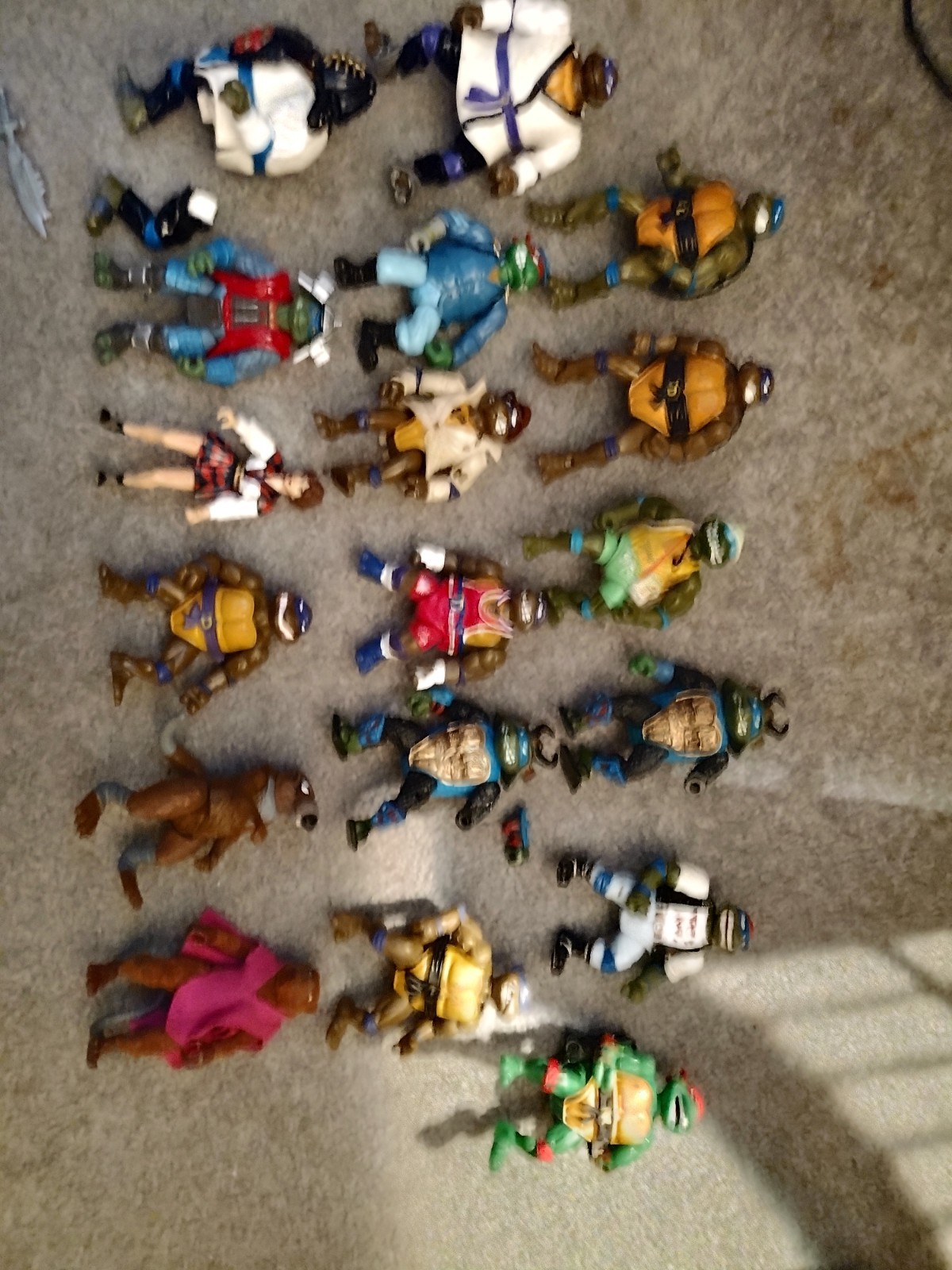 Vintage Teenage Mutant Ninja Turtles Toys Lot