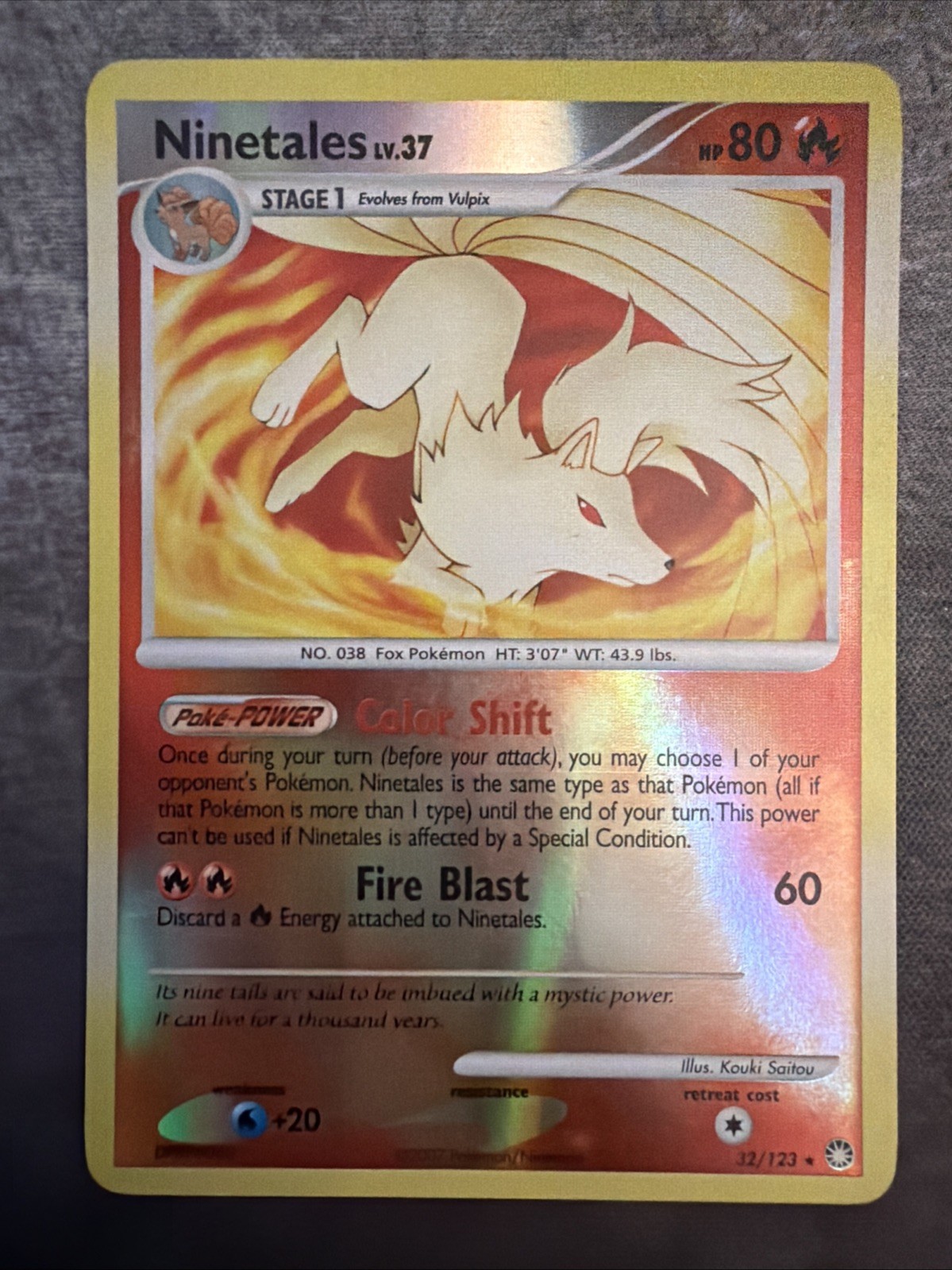 Ninetales 32/123 Mysterious Treasures Reverse Holo MP (See Photos) Ninetales 32/123 Mysterious Treasures Reverse Holo MP (See Photos)