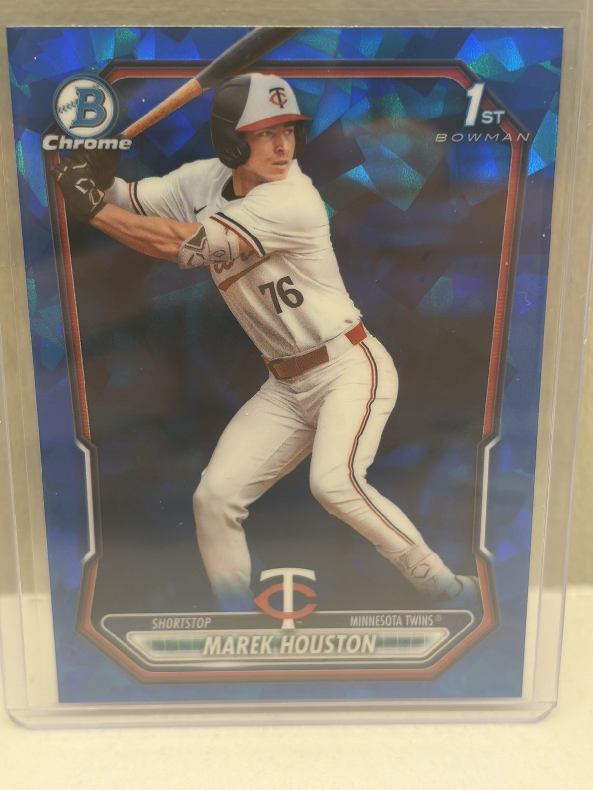2026 Bowman Sapphire Marek Houston Base Sapphire #BCP-16 Minnesota Twins 2026 Bowman Sapphire Marek Houston Base Sapphire #BCP-16 Minnesota Twins