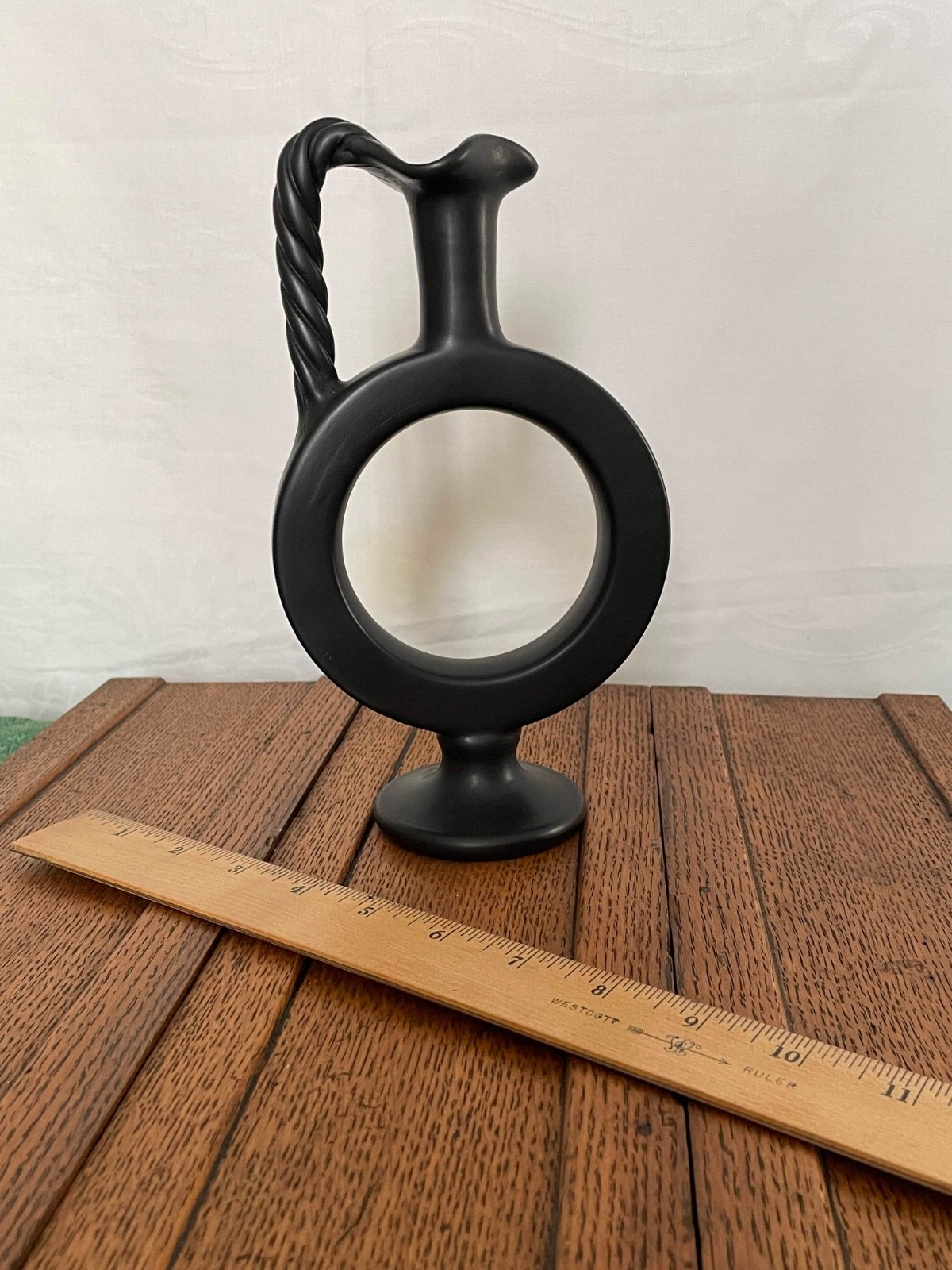 Paolo Golia Italy Black-Fired Art Sculpture L\'Arte del Vasaio Orvieto 2003 Paolo Golia Italy Black-Fired Art Sculpture L\'Arte del Vasaio Orvieto 2003