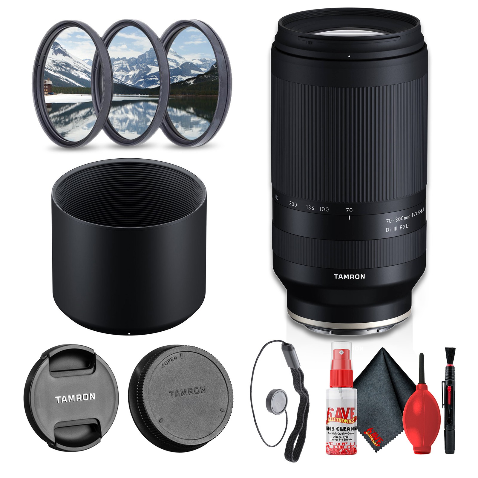 Tamron 70-300mm f/4.5-6.3 Di III RXD Lens Sony E Bundle Tamron 70-300mm f/4.5-6.3 Di III RXD Lens Sony E Bundle