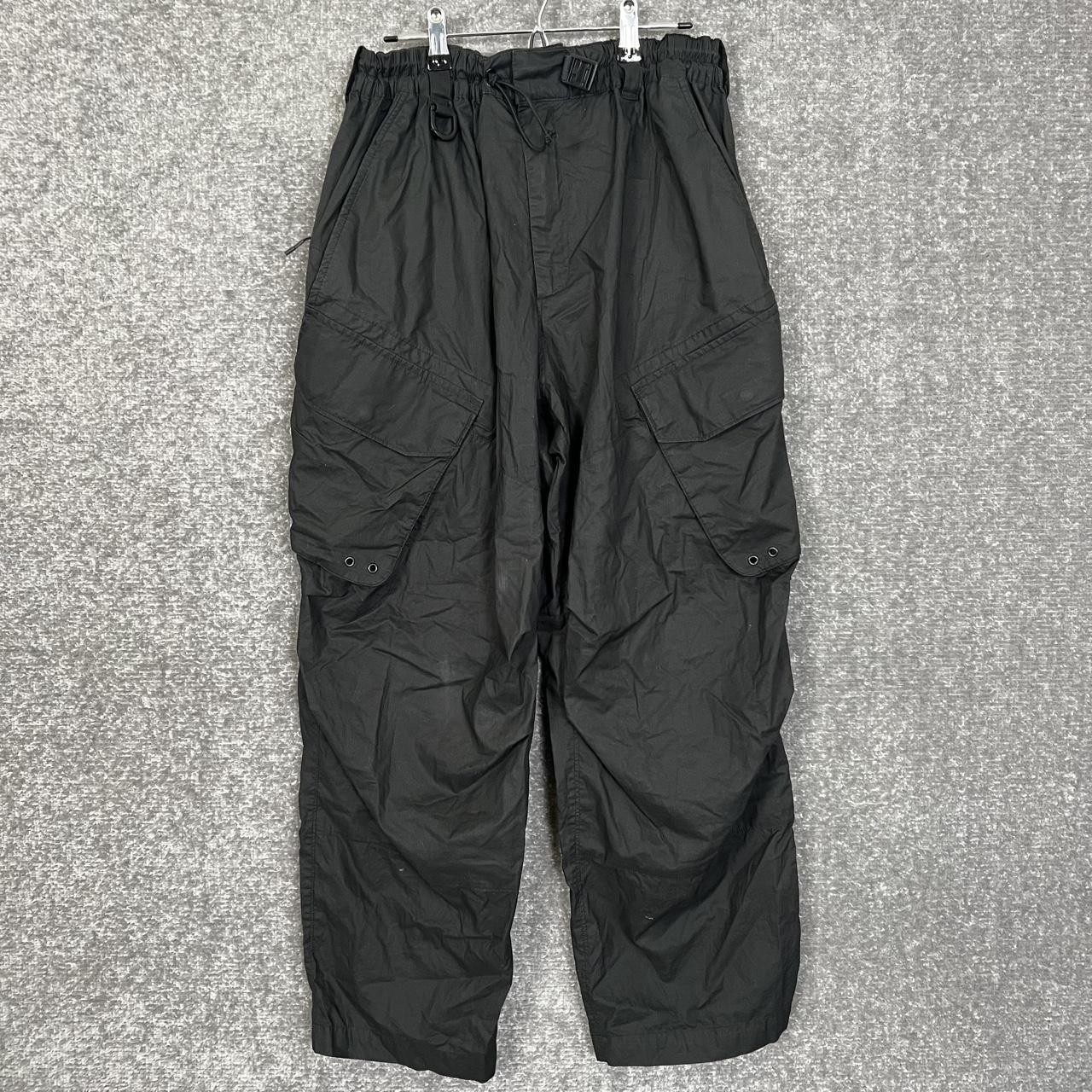 Y-3 Yohji Yamamoto Utility Cargo Pants Mens M Black Techwear Archive Adjustable Y-3 Yohji Yamamoto Utility Cargo Pants Mens M Black Techwear Archive Adjustable