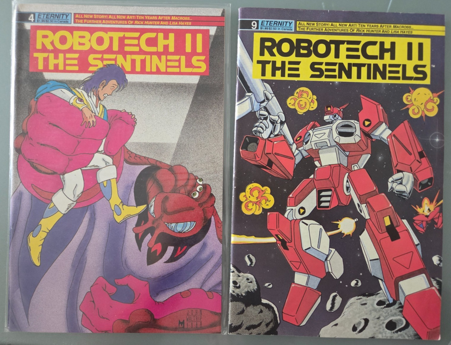ROBOTECH II THE SENTINELS SET OF 13 ISSUES  (1989) ETERNITY COMICS MANGA