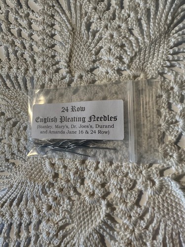 24 Row English Pleating Needles