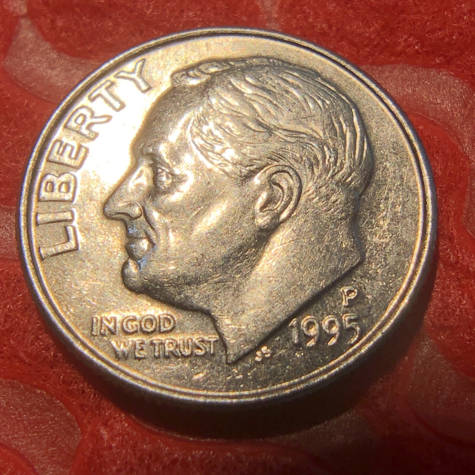 1995 (P)  US Roosevelt Dime \