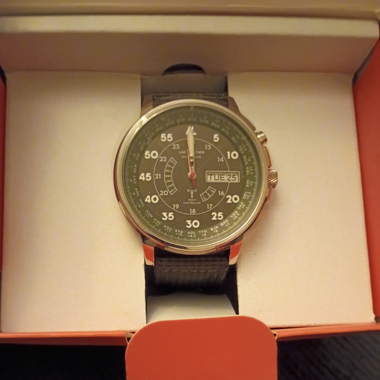LAD WEATHER Radio Solar Watch lad017 lad017-be LAD WEATHER Radio Solar Watch lad017 lad017-be