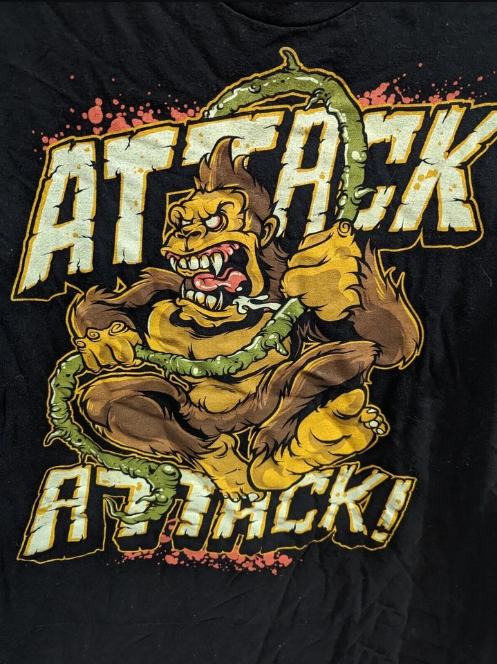 Vintage Attack Attack Band Gorilla Unisex T-Shirt All Size AN300