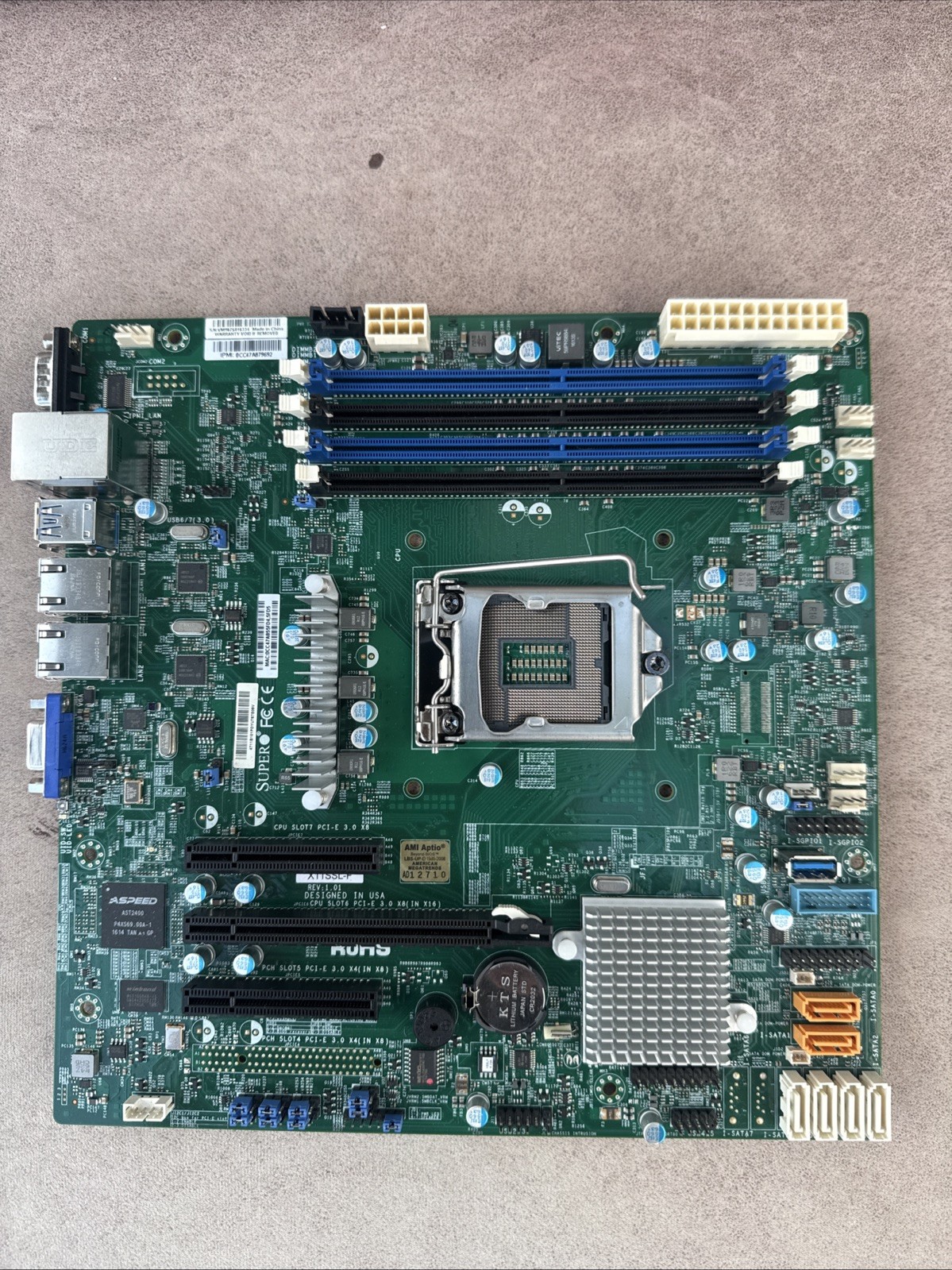 SUPERMICRO X11SSL-F FCLGA1151 DDR4 Intel® C232 chipset Micro-ATX Motherboard -