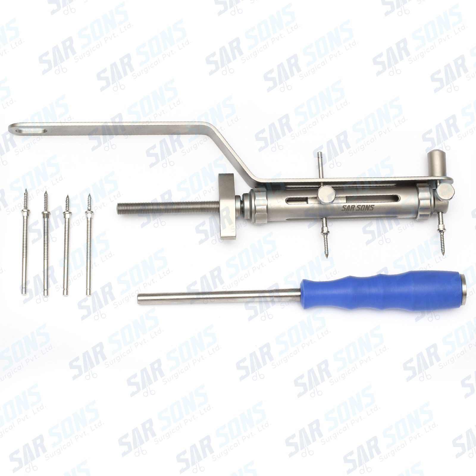 LEIPZIG KNEE DISTRACTOR for arthroscopic treatments of the dog's median meniscus LEIPZIG KNEE DISTRACTOR for arthroscopic treatments of the dog's median meniscus