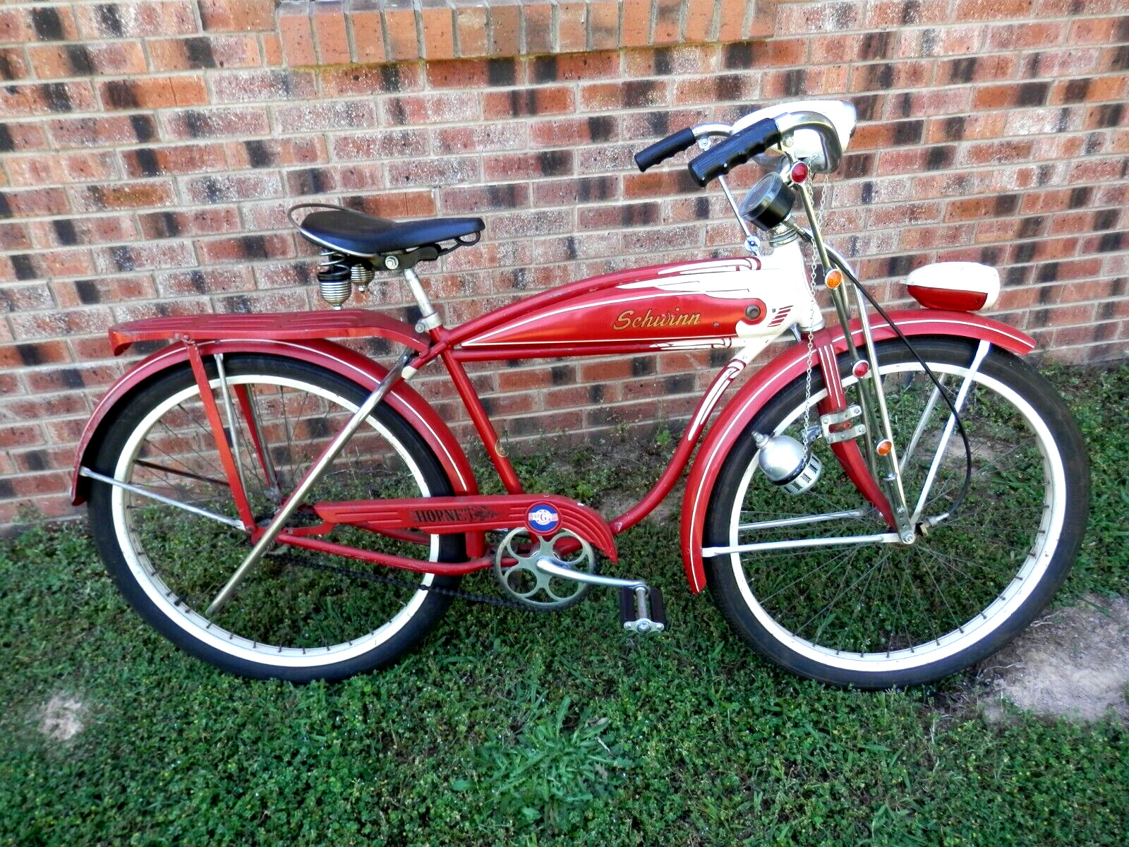 Vintage 1950\'s Schwinn/BFG Hornet Bicycle WithLots Of EXTRAS~VERY NICE~ Vintage 1950\'s Schwinn/BFG Hornet Bicycle WithLots Of EXTRAS~VERY NICE~