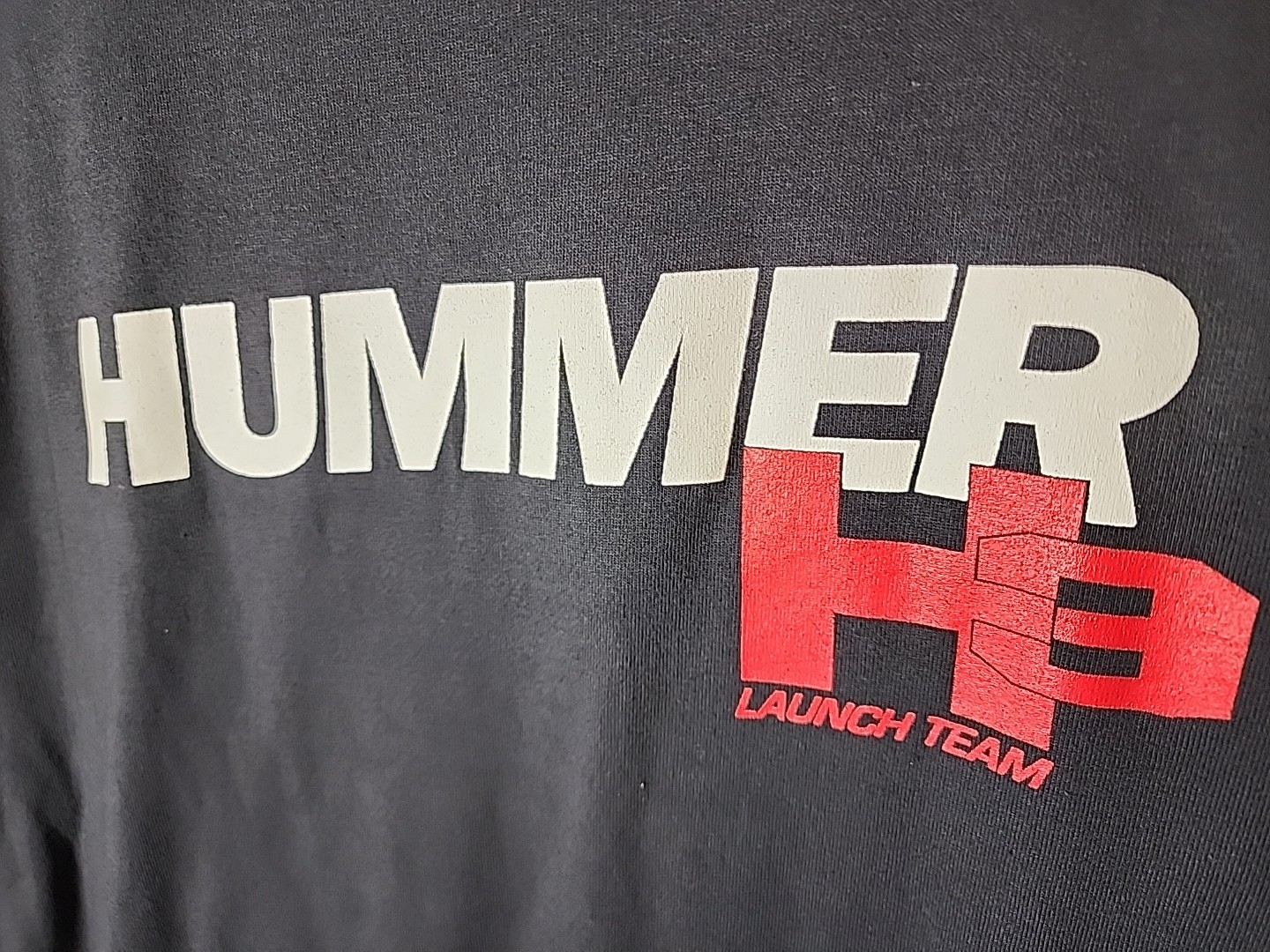 Murina HUMMER H3 GM Shreveport LA Launch Team BLACK Size XL T SHIRT Unworn NWOT Murina HUMMER H3 GM Shreveport LA Launch Team BLACK Size XL T SHIRT Unworn NWOT