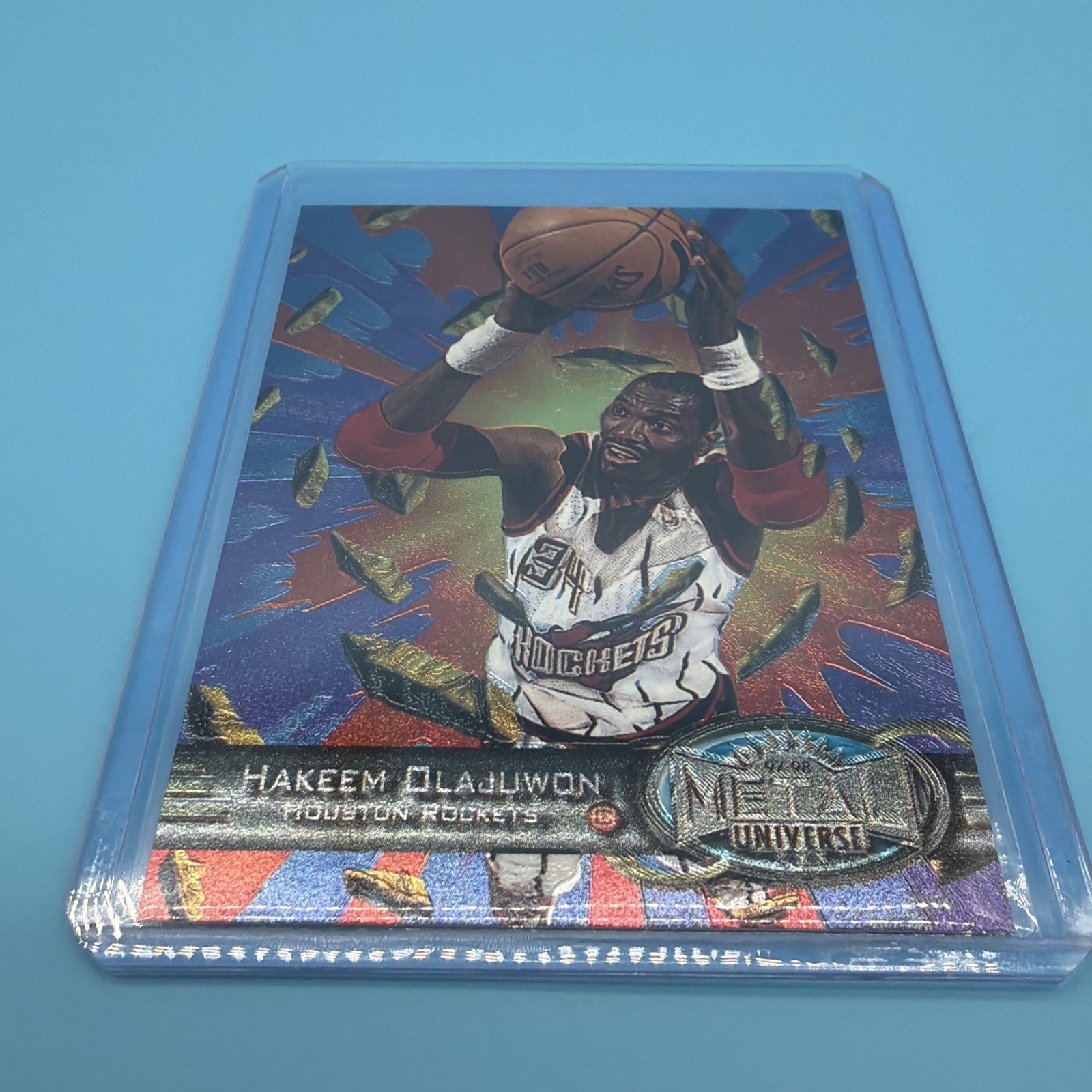 1997-98 Metal Universe Hakeem Olajuwon #59 HOF