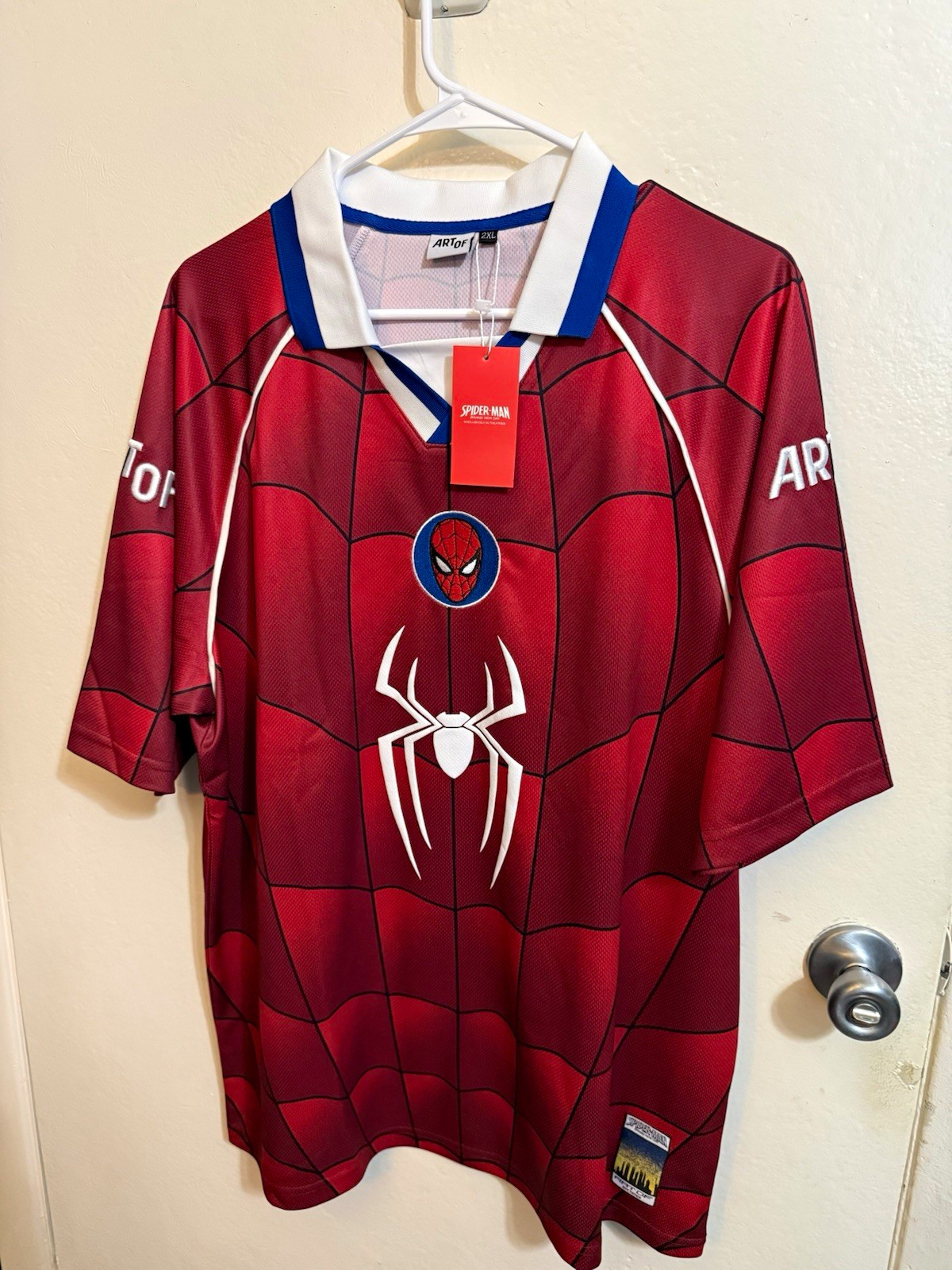 ART OF Spider-Man Brand New Day Jersey 2XL ART OF Spider-Man Brand New Day Jersey 2XL