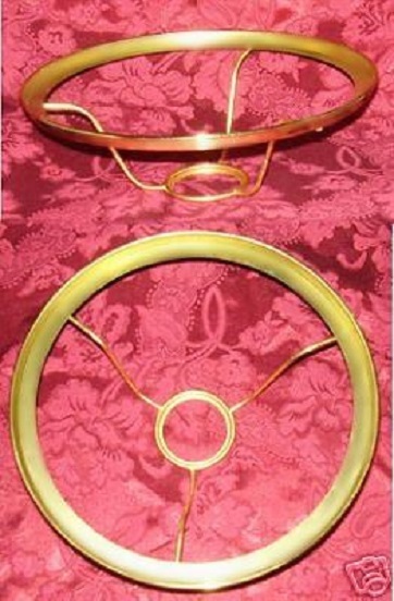 BEST 10 inch SOLID Brass Ring Shade Holder / ALADDIN alladin oil kerosene lamp