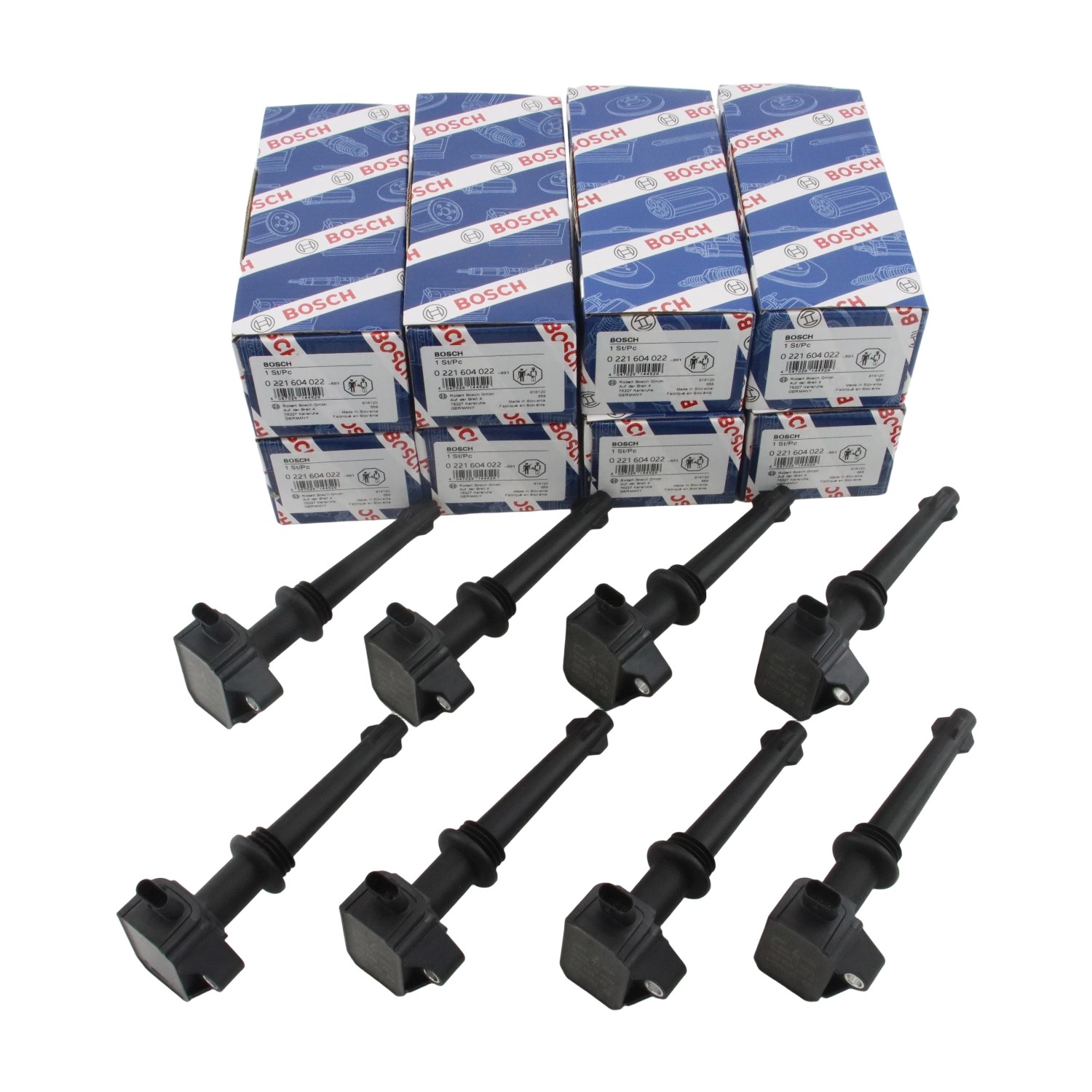 8X OEM Ignition Coil For Land Rover Range Rover LR4 Jaguar XF XJ XKR 5.0L UF618