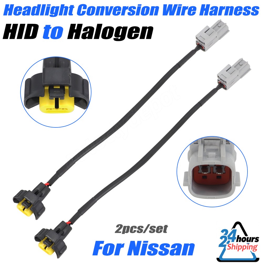 Headlight HID to Halogen Conversion Kit For 2007 -2014 Nissan Altima Low Beam