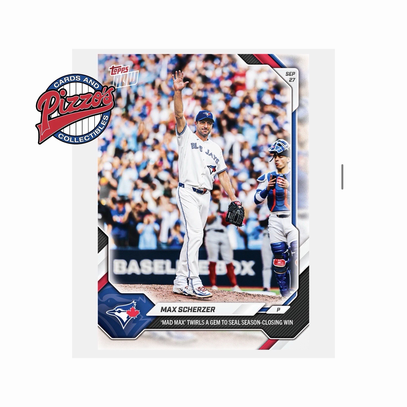 Max Scherzer Final Win Of Season - 2026 MLB Topps NOW Card 733 Presale