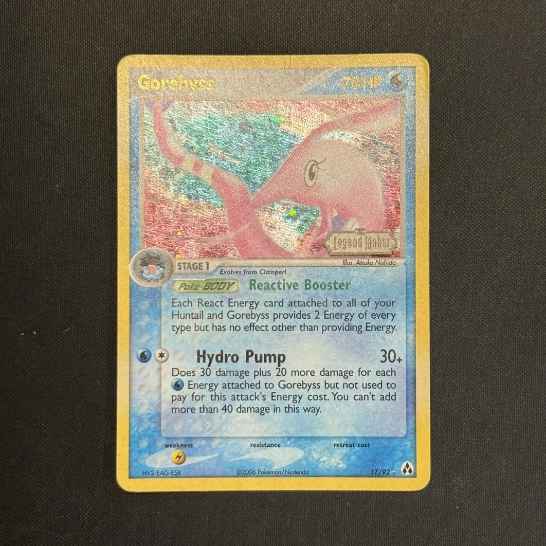 Gorebyss 17/92 Reverse Holo Legend Maker Pokémon TCG Gorebyss 17/92 Reverse Holo Legend Maker Pokémon TCG